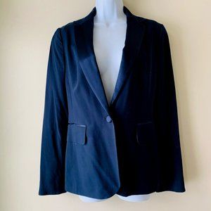 BANANA REPUBLIC navy tuxedo blazer size 6